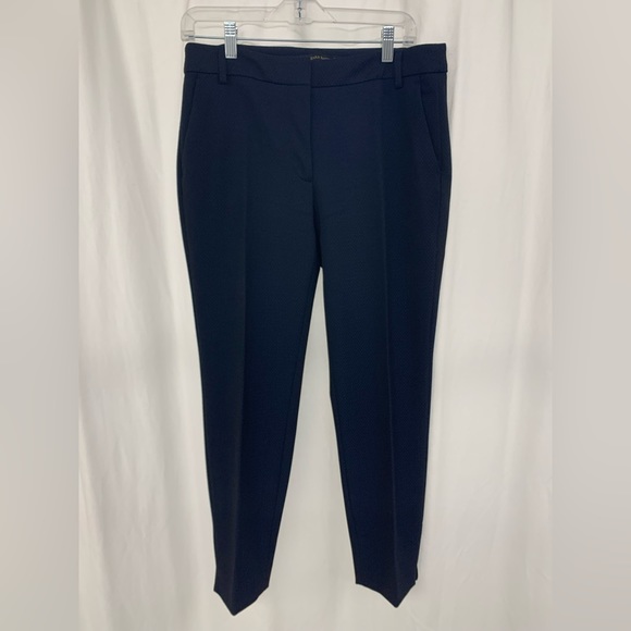 Zara black/blue cropped pants. - Picture 1 of 3